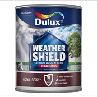 Dulux Weathershield Exterior Gloss 750ml Royal Berry