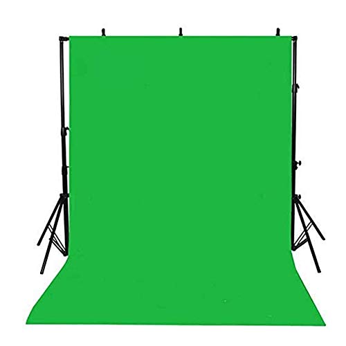 Springcmy Toiles de Fond de Photographie Verte, Tissu de Fond Pliable pour Studio Photo (Vert, 1.6m*1m) Cover