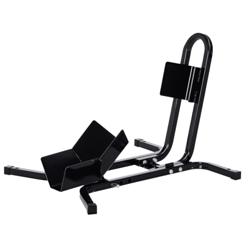 HOMCOM L&egrave;ve Moto B&eacute;quille d'Atelier Support Roue Moto 17 &agrave; 21 Pouces Noir