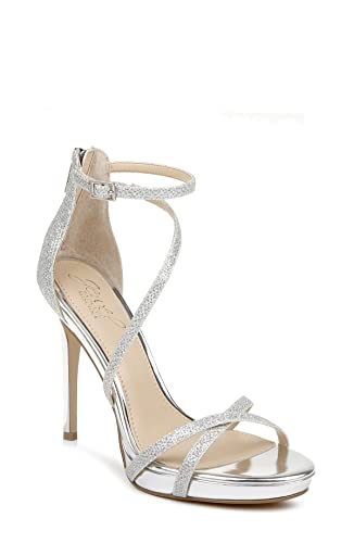 Jewel Badgley Mischka Galen Platform Glitter Evening Shoe