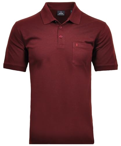 Polo homme rouge à manches courtes chic et décontracté Ragman