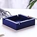 2Pcs Cigar Ashtray Silicone Unbreakable Cigarettes Ashtray Big with 4 Dual-use Rest for Outdoors, Patio, Outside, Indoor (Blue)