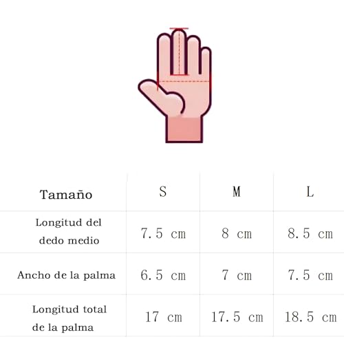 Guantes de golf para niños Lawaia de cuero elástico y transpirable en color rosa un par 7