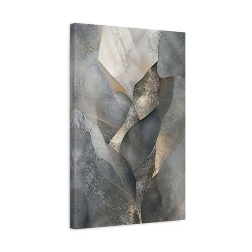 Tableau abstrait pour habiller un mur vide au-dessus du canape