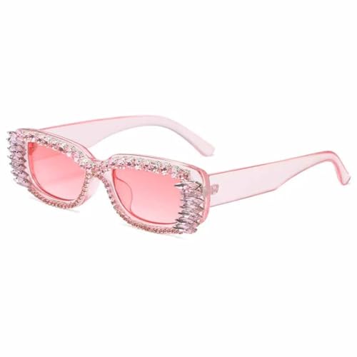 Lunettes de soleil de voyage roses punk chic avec protection UV400