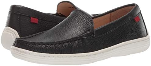 Marc Joseph New York Unisex Genuine Leather Boys/Girls Casual Comfort Slip On Moccasin Venetian Loafer Driving Style Grainy/Black Sole, 12 M US Little Kid | Image 6