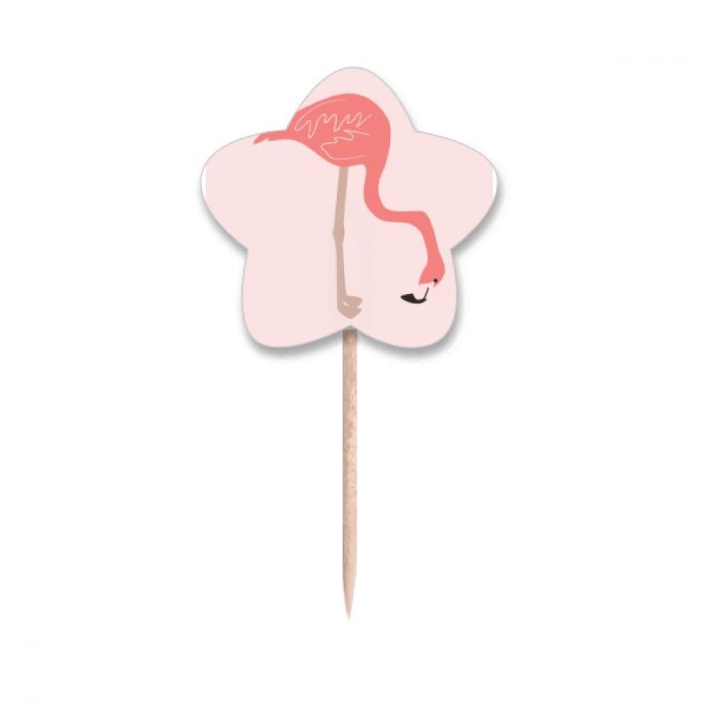 Cure-dents drapeaux motif Art Déco en forme d'étoile pour décoration de cupcake