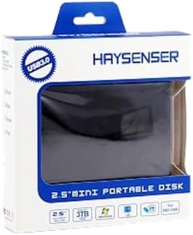 Haysenser USB 3.0 Hard Drive Enclosure, 2.5in