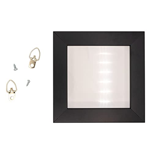 Image of 1 Hole Zinc-Plated Heavy Duty D Ring Picture Hanger - Pack of 10 with Screws for Picture Frames & Mirrors