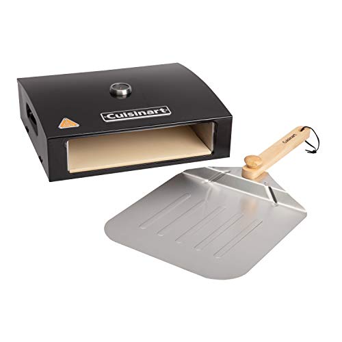 Cuisinart Grill Top Pizza Oven Kit, Portable Make Your Own Pie Set With Pizza Peel and Cordierite Stone, Baking Oven for Backyard Homemade Pizzas, Perfect Pie Accessory by Cuisinart - Used condition - US$90.43