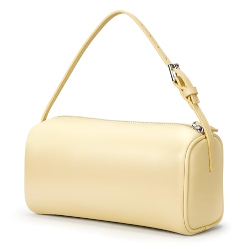 Small Purse For Women Vegan Leather Mini Purse With Adjustable Strap Baby Yellow