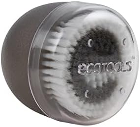 EcoTools Deep Cleansing Facial Brush, Manual Facial Cleansing Brush Exfoliates & Deeply Cleanses, Remove Makeup & Dry Skin, Eco-Friendly Face Brush for Cleansing, Color May Vary, 1 Count
