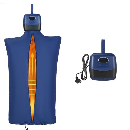 Yapasopu secadora de ropa portatil,600W secadora de ropa pequeña con temporizador,PTC circulación de aire caliente de 360°,dos configuraciones de temperatura 55 ℃/65 ℃ máximo 18kg secadora portatil