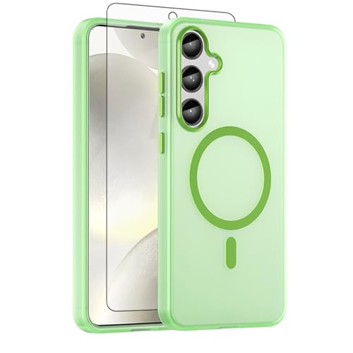 Coque Samsung S25 Plus compatible Magsafe avec protège-écran mat