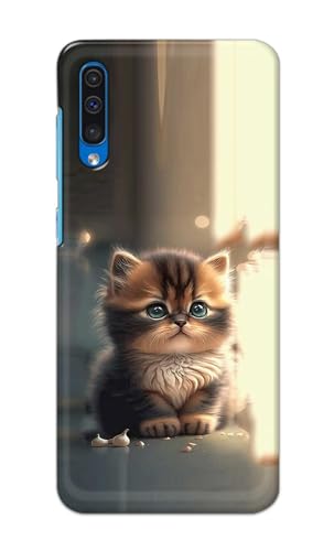 Image of PRINTFIDAA Printed Hard Back Cover Case for Samsung Galaxy A50 | A50s | Samsung Galaxy A30s Back Cover (Cute Cat) -112