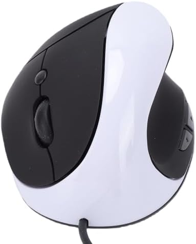 VELATEMOR Wired Vertical Mouse, Ergonomic Optical Mouse with 6 Buttons and Adjustable DPI for PC Laptop