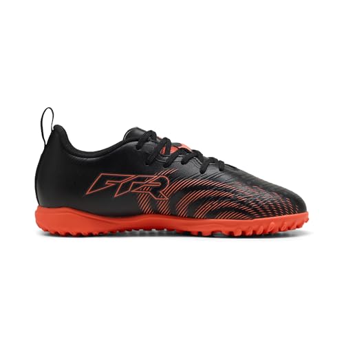 PUMA Unisex-Child Future 9 Play Turf Training Soccer Cleats, Black-Glowing Red-Strong Gray SS26, 3.5, Big Kid by PUMA - Used condition - Image 5
