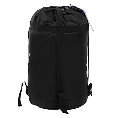BESPORTBLE Black Sleeping Bag Small Bag Vacuum Sealed for Warm Weather Compression Sack for Camping