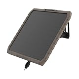 Stealth CAM FieldMAX External EX Solar Battery Pack, 10' Solar Panel, 3000mAh Rechargeable Battery, 6ft Insulated Power Cable, USB Cable Included, Compatible with Trail Cameras w/ 12V Battery Jack