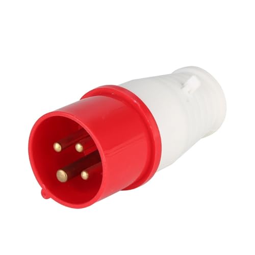 Connecteur industriel ignifugé 380V 16A étanche poussière et projections eau