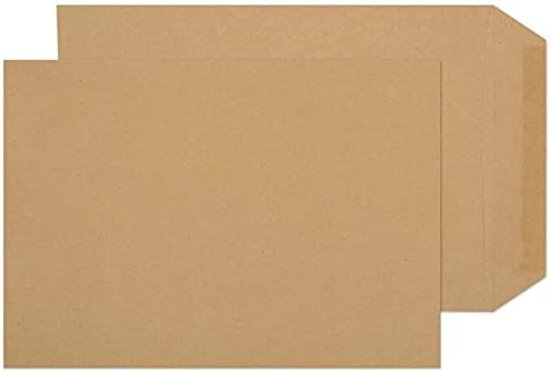 indigo® A5 C5 Brown Envelopes Self Seal for Posting mailing Home Office and Ecommerce -eco Friendly (1000)