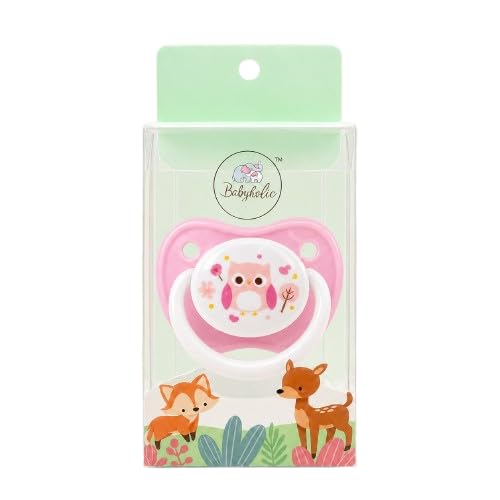 Babyholic Baby Pacifier for Infants, Soft Soothing Nipple with Easy-Grip Handle, Lightweight Comfort Soother for Newborn Baby Boys & Girls-picture-22