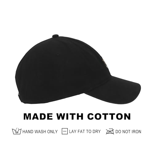 Casquette de baseball Pokémon Evoli noire avec patch imprimé non structurée - 6
