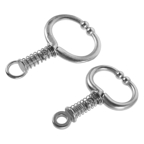Anillo nasal para vacas Alipis de acero inoxidable circular de 16x9.7x2 cm