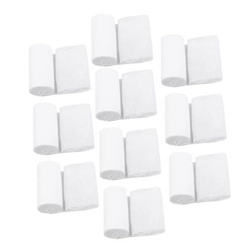 10 piezas de rollos de gasa 8x600cm vendaje conformable para primeros auxilios, cuidado de heridas de emergencia y vendaje de compresión miniatura 1