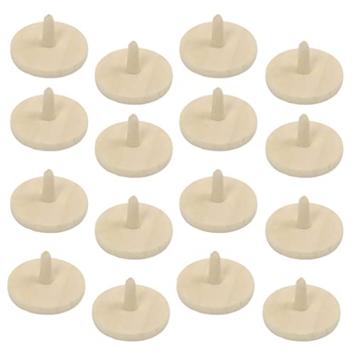 LIOOBO Golf Ball Position Marker Wooden 30 Pcs Ball Position