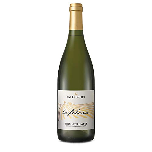 Vino blanco italiano Moscato d'Asti DOCG Le Filere vino bianco (1 botella 75 cl.)