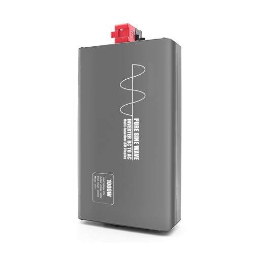 Onduleur sinusoïdal pur 1000W 24V convertisseur de tension CC CA avec écran LCD - 2
