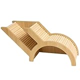 Hide-cache confortable: Cette cachette de hamster en bois 12x5,7x4 pouces offre un espace confortable et sécurisé pour votre animal de compagnie, favorisant un sentiment de sécurité et de confort pendant qu'ils se reposent..Hamster Tunnel Hamster House