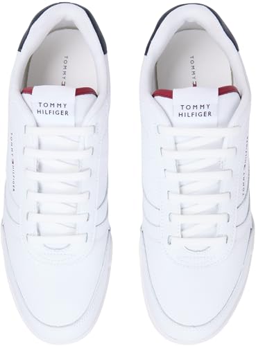 Tommy Hilfiger Herren Runner Sneaker Low Top, Weiß (White), 44 – Ansicht 6