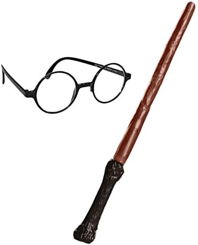 Rubie's Official Harry Potter Accessory Pack Wand and Glasses Fancy Dress Kit ,Packaging May Vary
