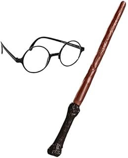 Rubie's Official Harry Potter Accessory Pack Wand and Glasses Fancy Dress Kit ,Packaging May Vary