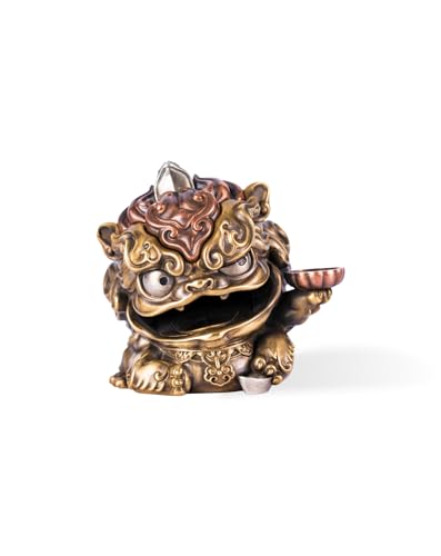Estatua Mini Pixiu Vintage Decorativa de Metal