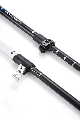 Image of KRESHU Telescopic Trekking Poles Aluminum Alloy 65-130 CM Walking Stick High Trek Adventure EVA Handle Design for Nordic Walking & Travelling Ergonomic Adjustable Height Hiking Stick (Multi, 1-Pcs)