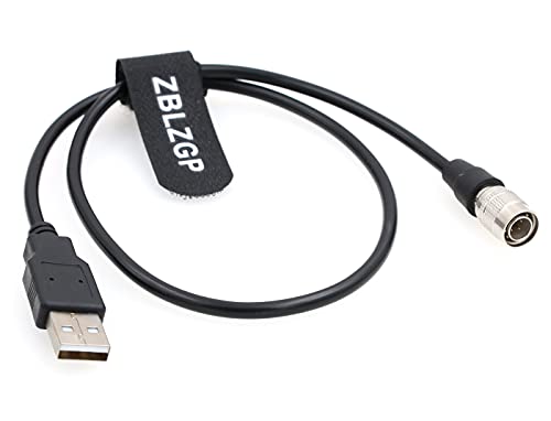 ZBLZGP USB auf 4-poligen Hirose Stecker Stromkabel für Zoom F4 F8 Soundgeräte 633 644 688 Recorder