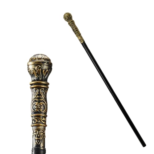 Accesorio de disfraz de vampiro gótico, elegante, bastón, estilo vintage, accesorios de faraón, cetro de bruja, bastón de paseo, bastón para Halloween, carnaval, dulce, cosplay, fiesta de vestir Accesorio de disfraz de vampiro gótico, elegante, bastón, estilo vintage, accesorios de faraón, cetro de bruja, bastón de paseo, bastón para Halloween, carnaval, dulce, cosplay, fiesta de vestir