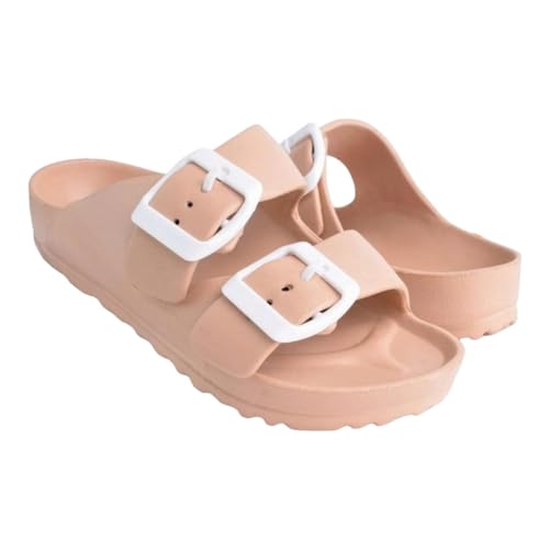 شبشب مطاط ايفا ناعم للنساء 2024 بالوان فريدة (39/40 EU، بيج)