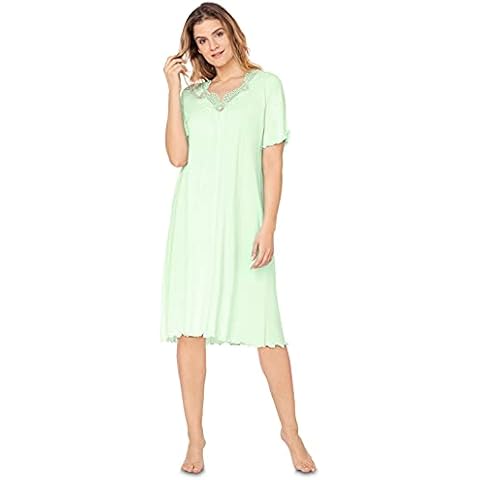 e.FEMME® Camisón Marry 942 de algodón y modal Cover