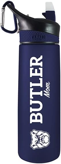 The Fanatic Group Butler University Mom 24 oz Frosted Sport Bottle - Navy