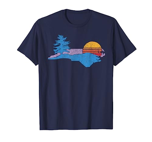 North Carolina Smokey Mountains Vintage Blue Ridge T-Shirt