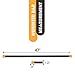 Fitness Republic Sculpting Body Balance Bar Workout Fitness Stick | Padded Squat bar | Weight Lifting bar, Straight Weight bar - (8 lbs, Yellow)