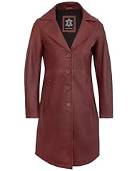 Brysn - Maroon Leather Coat