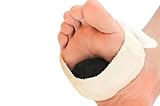 Für Hot Stone Massagen Clap Tzu Fußbandagen aus Frottee für Hot Stone Massage im 2er Pack mit Klett