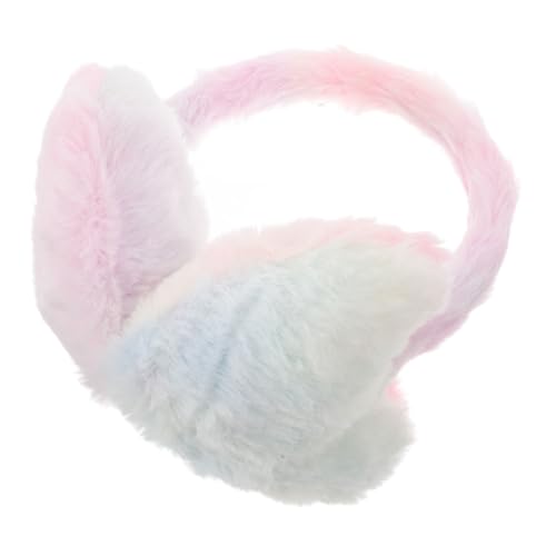 BESPORTBLE Sulated Winter Ear Muffs Plush Headband for Women Girls Heart Shaped Foldable Outdoor Ear Warmers Soft Material