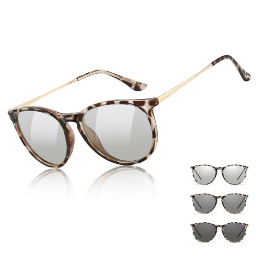 TJUTR Photochromic Polarized Sunglasses