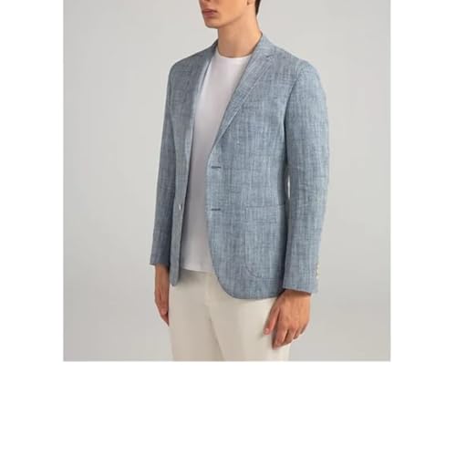 Men's Four Seasons Solid Color Casual Light Suit Jacket Wedding Party Business Blazer4